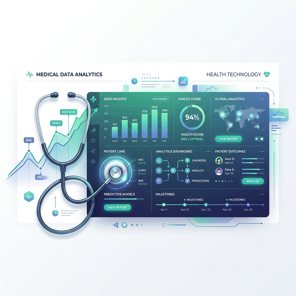 Medical Data Analytics Illustration